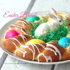 Easter Egg Braided Yeast Bread