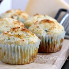 Cheese and Spinach Savory Muffins