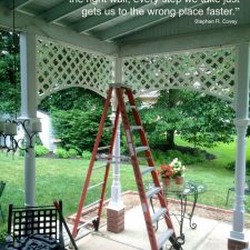 ladders and painting