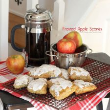 Frosted Apple Scones