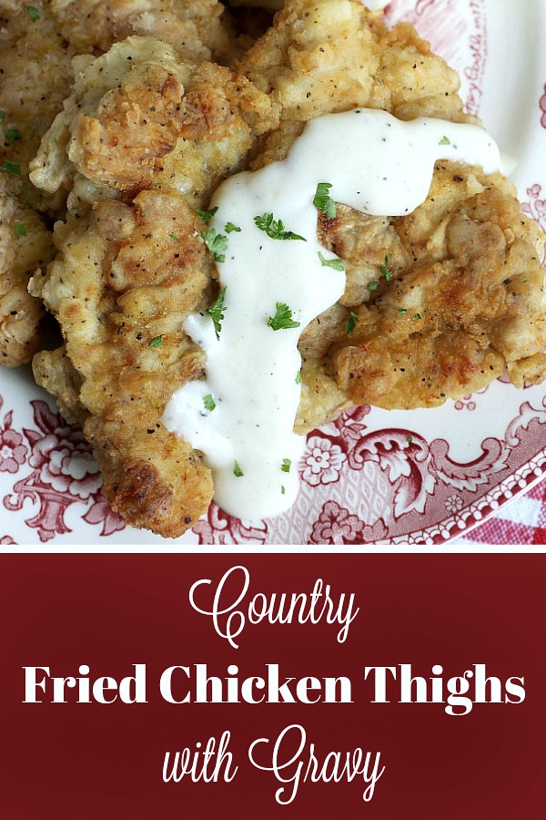 Crispy, moist and easy fried chicken with creamy mashed potatoes is a great comfort meal. It begins with boneless chicken thighs cooked in a skillet.