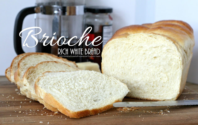 Make this beautiful braided Brioche Rich White Bread easily using a bread machine recipe to make the dough. Lovely French bread enriched with eggs and butter.