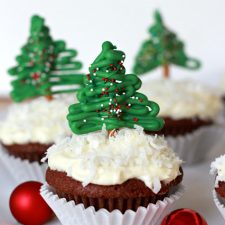 Christmas Tree Cupcake Toppers