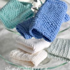 Pretty Knitted Washcloths & Cool Doctor Who Washcloths