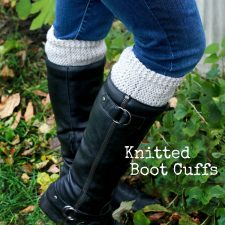 Knitted Boot Cuffs and Cowl Gift Sets
