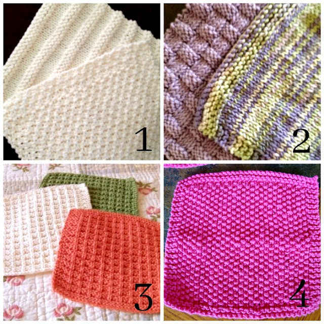 Thick, soft and durable, pretty knitted washcloths & cool Doctor Who washcloths are quick and easy to make. Free patterns for sweet gifts.