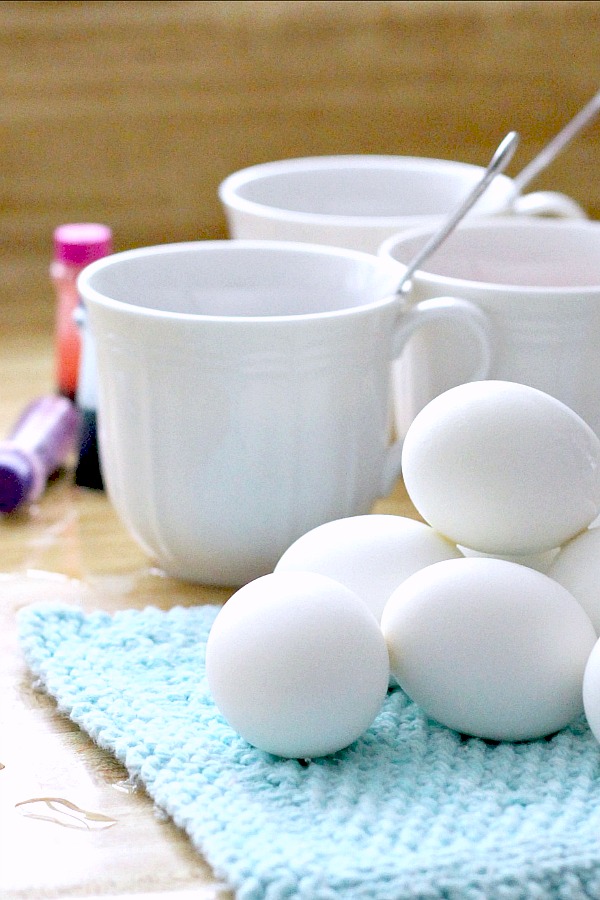 Add these lovely pastel colored eggs to your Easter brunch. Colored whites are filled with a classic deviled egg mixture for a favorite appetizer or breakfast dish. 