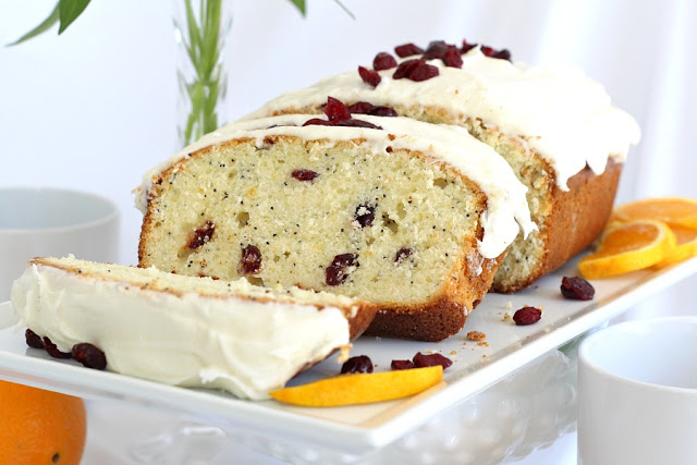 Orange poppy seed tea bread with dried cranberries is lovely for breakfast, snack or to share with friends. Serve frosted or plain. Sweet friendship poem.