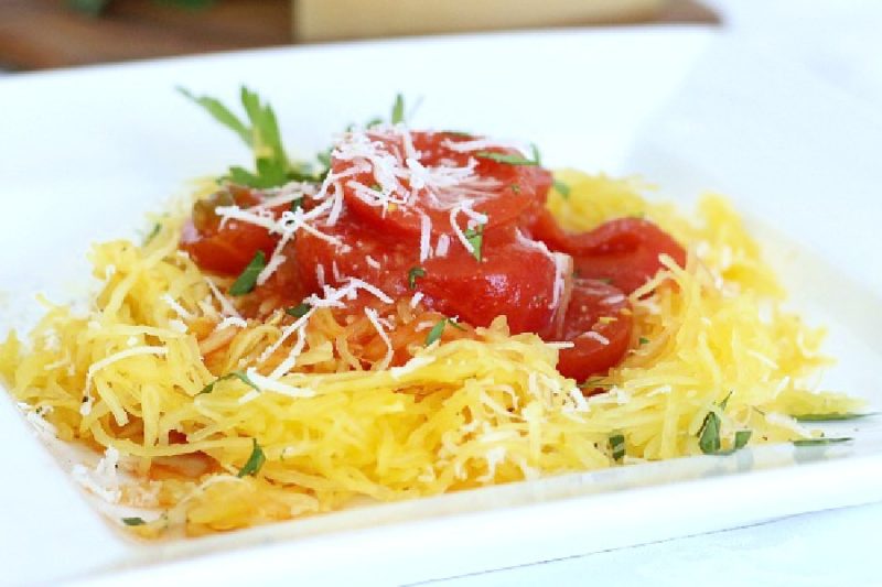 Roasted spaghetti squash is easy to prepare, and a healthy, gluten-free, low calorie dish for lunch, dinner or side dish.