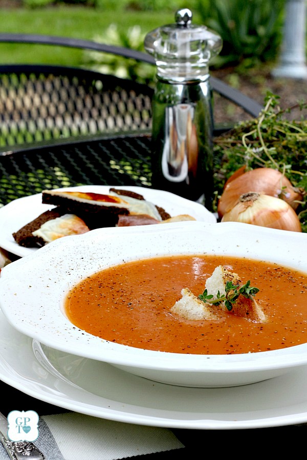Use those beautiful summer ripe tomatoes from your garden or the market to make Homemade Garden Fresh Tomato Soup.
