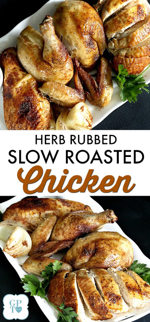 Slow Roasted Herb-Rubbed Whole Chicken | Grateful Prayer | Thankful Heart