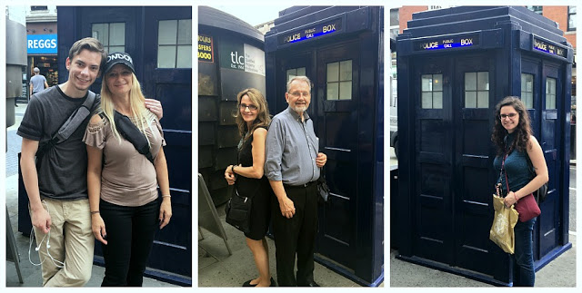 Dr Who blue tardis London