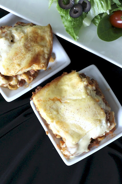Easy recipe for classic Pastitsio Greek Casserole, a pasta dish that contains ground beef and béchamel sauce. 