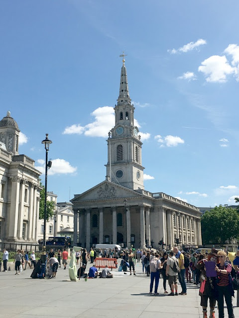 Keep Calm and Love London, travel from Heathrow Airport to Trafalgar Square, the National Gallery, the National Portrait Gallery & St Martins in the Fields.
