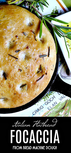 Rosemary Focaccia is irresistible, Dip in olive oil or slice for a sandwich, this Italian yeast bread is amazing. Easy recipe from bread machine dough.