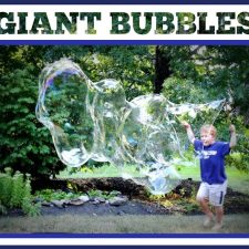 Making Memories and GIANT Bubbles with Kids