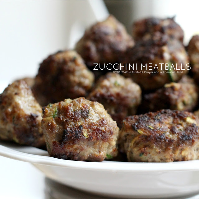 zucchini meatballs