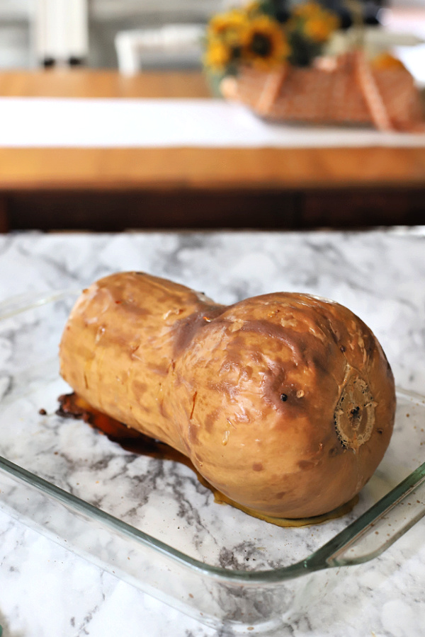How to roast a Butternut Squash for soup