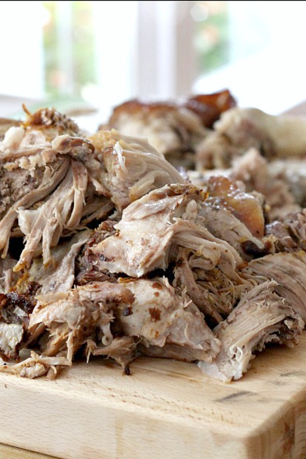 Bake up a tender, fall-off-the-bone pork shoulder easily with just a few ingredients. Shred and serve with your favorite barbecue sauce for amazing pulled pork sandwiches.