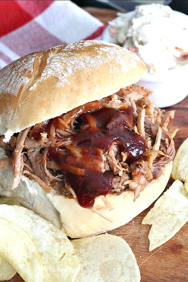 A pork roast is an inexpensive cut but yields a lot of meat. Roast it in the oven, slow and long for incredibly tender, delicious pulled pork. Drizzle on barbecue sauce for amazing pulled pork sandwiches!
