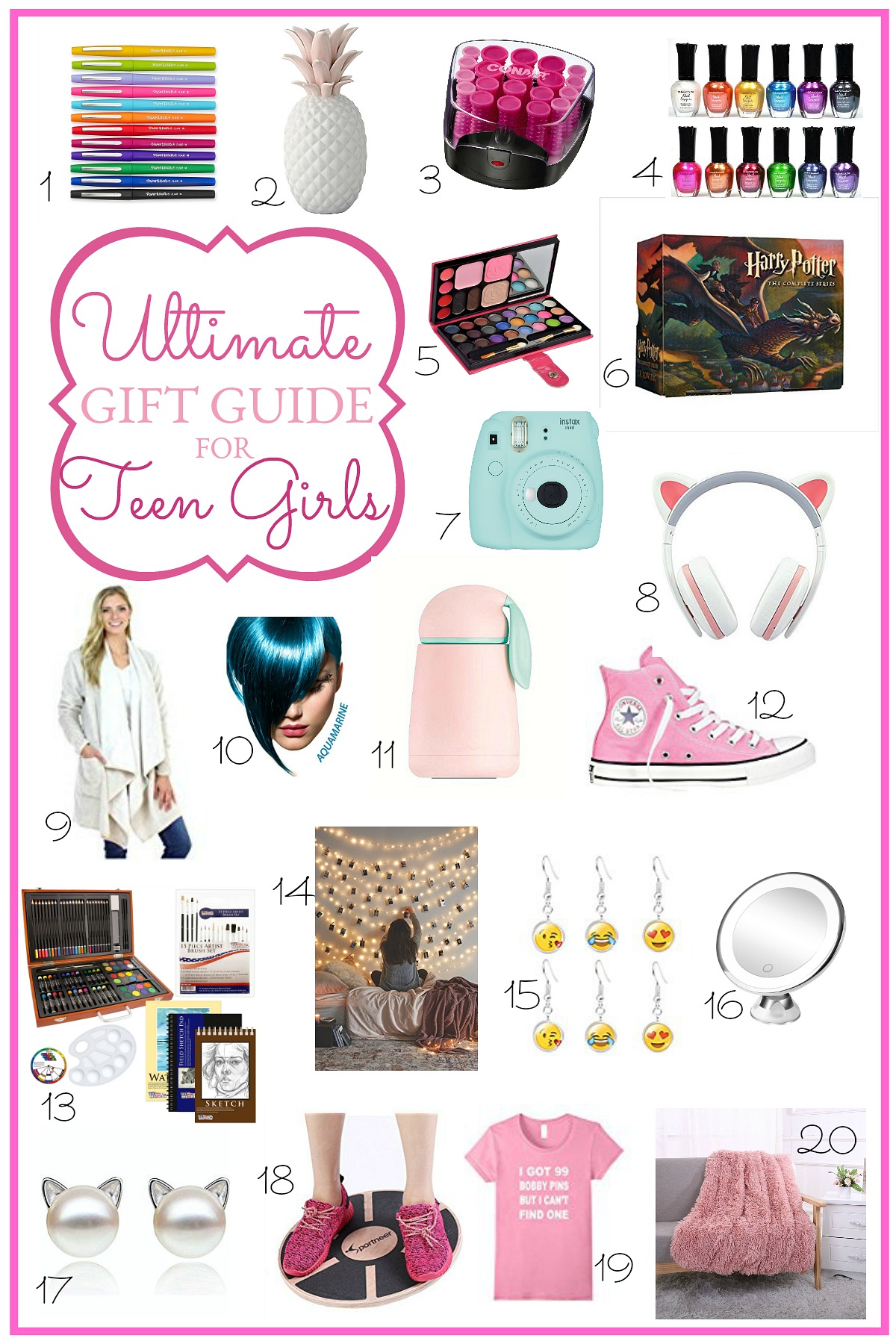 Ultimate Holiday Gift Guide for Teen girls chosen by 14 year old girls for Christmas or birthday presents. Here is their wish list!