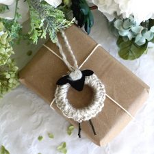Easy Peasy Crochet Lamb Ornaments