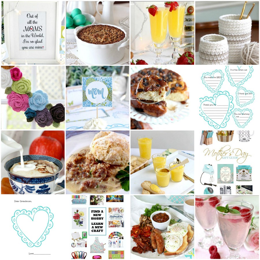 Celebrating Mother’s Day is so easy with this planning guide. A collection of yummy brunch recipes, handmade craft projects, helpful gift guides and heartwarming printables for games, notes, letters and food toppers. Make Mom feel totally loved and appreciated for all she does.