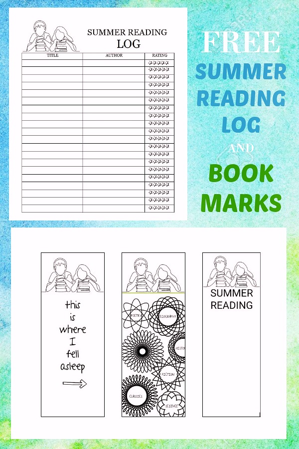 School is out! Get FREE printables, kids Summer Reading Log and Bookmarks. With 10 Tips to Encourage Summer Reading.