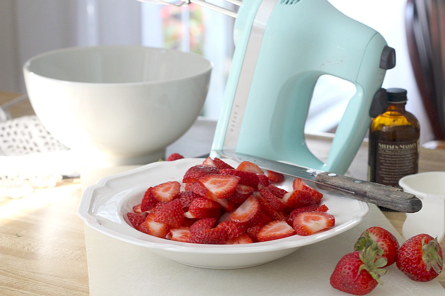 Easy recipe for summertime favorite strawberry shortcake. Served with fresh strawberries and whipped cream for a delicious dessert.