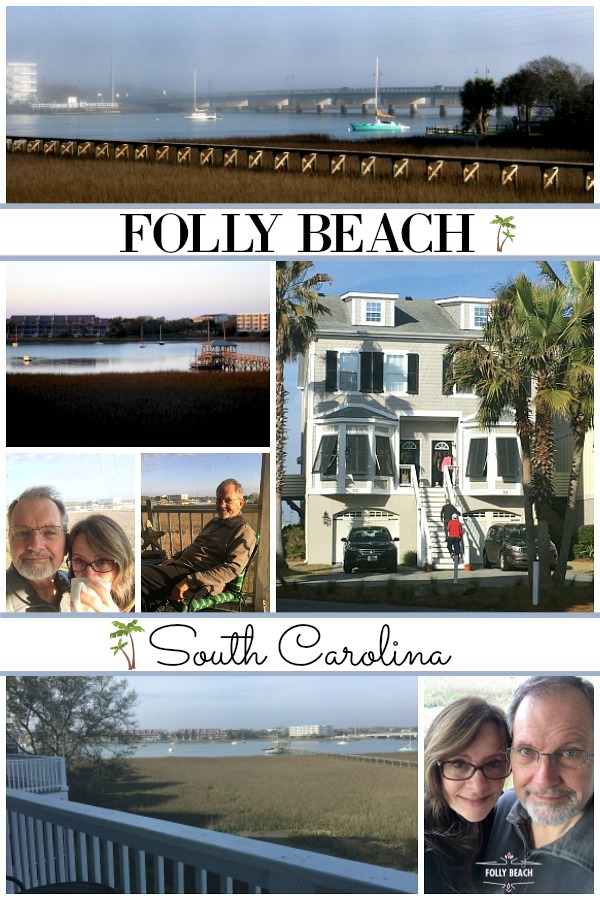 Charleston & Folly Beach Getaway Family Vacation. A lovely condo townhouse with kitchen and laundry facilities with a view of the harbor from patio. Relax, swim, serf and play on Folly Beach. South Carolina at its best for kids and adults.