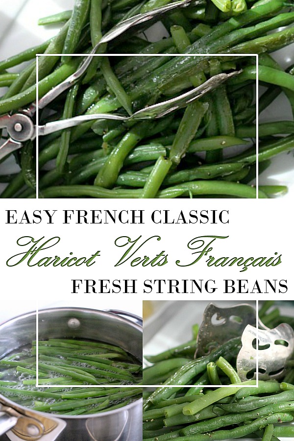 Easy recipe for Classic French string bean also called Haricot Verts Français is a lovely and healthy side dish that even kids like. 