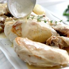 Poulet a la Creme ~ Chicken with Cream Sauce