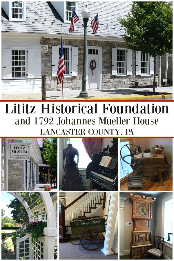 In picturesque Lancaster county, PA don't miss the little town of Lititz and the Historical Foundation as well as the 1792 Johannes Mueller House. 
