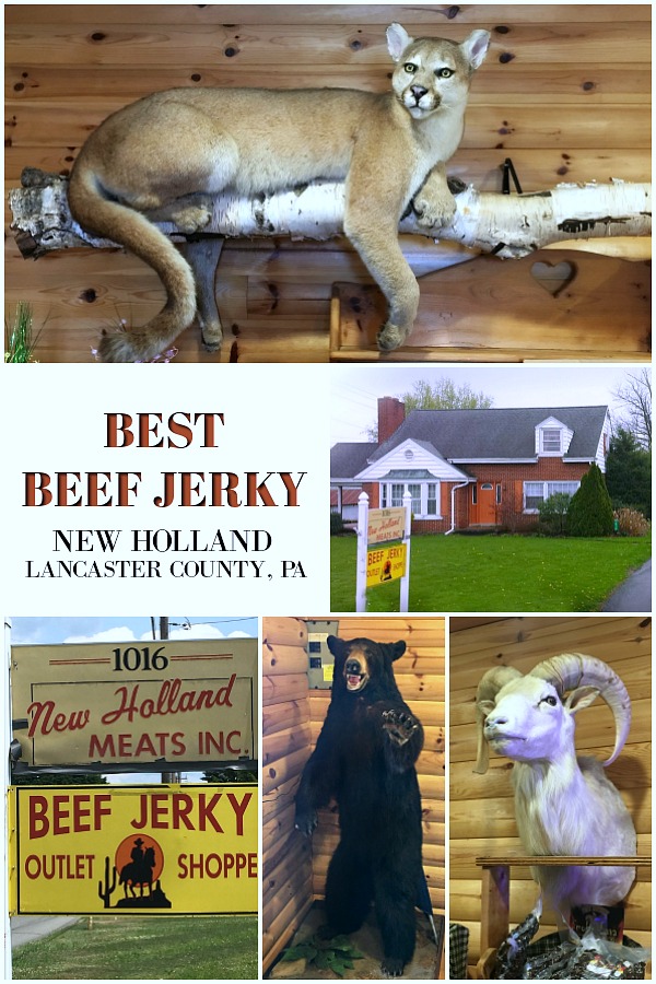 Looking for the BEST Beef Jerky? Check out New Holland meat market in Lancaster County, PA. included in this Pennsylvania Dutch visitor's guide.