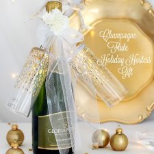 Champagne & Flutes Holiday Gift