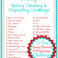 31 Day Spring Cleaning Challenge