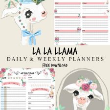 La La Llama Weekly & Daily Planners