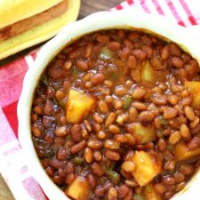 Stove Top or Oven Hawaiian Baked Beans