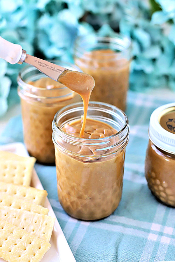 Creamy, sweet and perfect on crackers, muffins or toast, Amish peanut Butter church spread is easy to make and a great food gift to share.