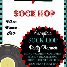 Sock Hop Birthday Party