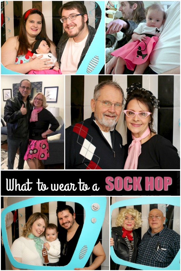 Tons of ideas for a fun Sock Hop Birthday Party for adults. Food menu, recipes, decorations, games, playlist, photo props, root beer float bar and planner.