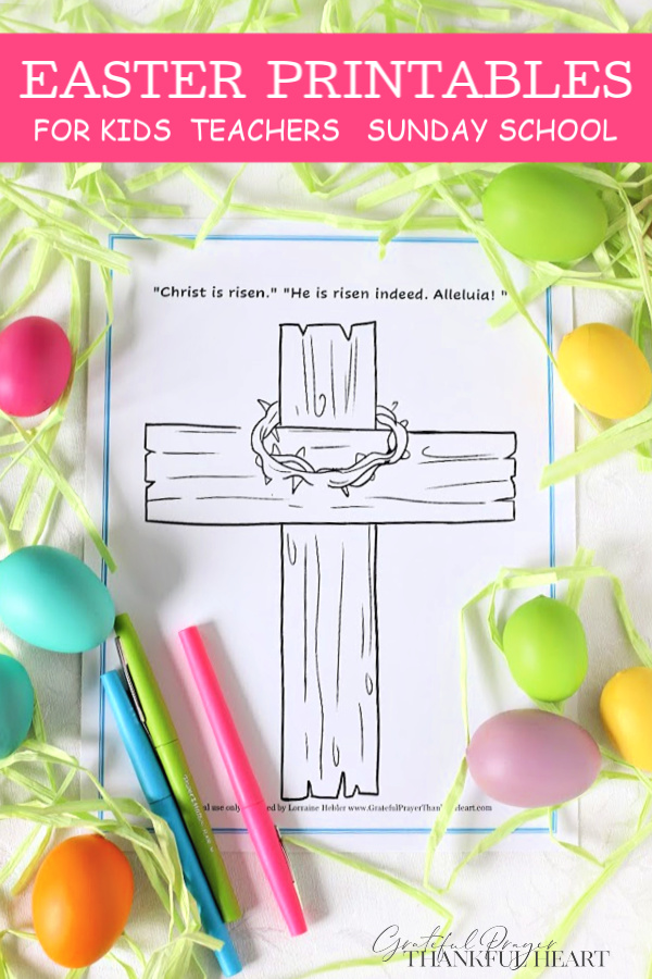 Easter Story printables for kids, homeschoolers, Sunday school teachers to recreate Bible scripture scenes like Jesus entry into Jerusalem on a donkey, waving palm branches, the Last Supper, soldier guarding the tomb, Mary weeping, the empty tome and the resurrected Jesus.
