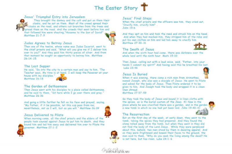 Easter Story - Grateful Prayer | Thankful Heart