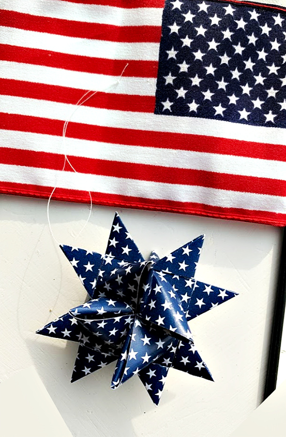 DIY Patriotic Paper Stars - Domestically Blissful