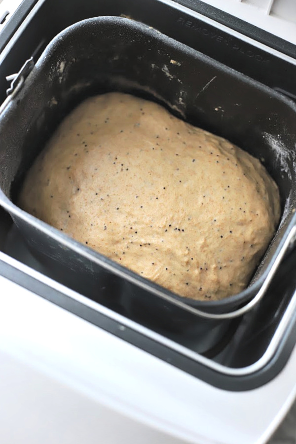 Dough cycle from a bread machine