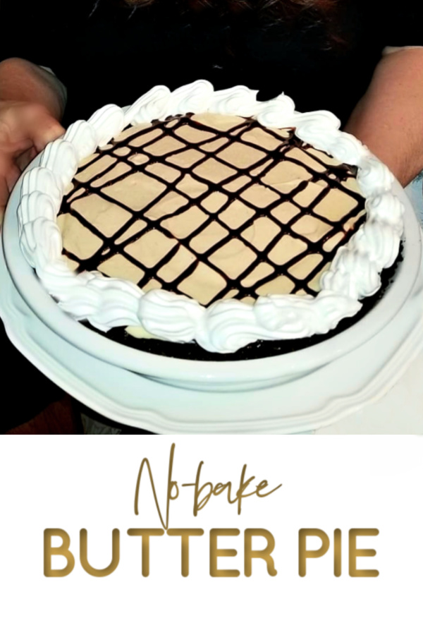 Peanut butter pie made with cream cheese and whipped topping in a heavenly chocolate crust is an easy no bake recipe. Creamy, frosty and easily made from scratch!
