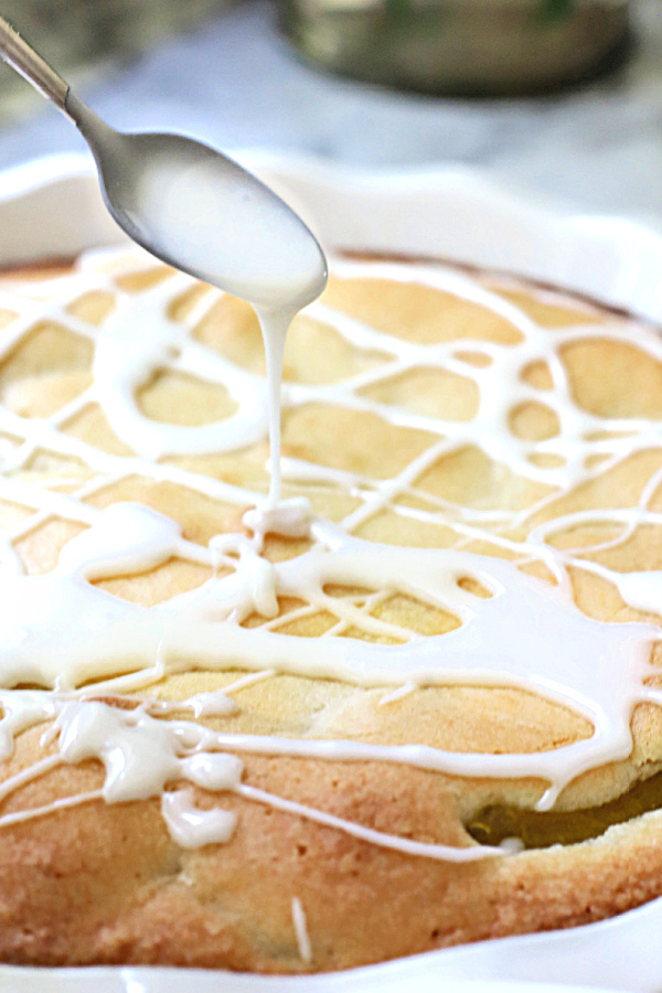 Easy step-by-step how-to for making a yummy frosted lemon Danish pie.