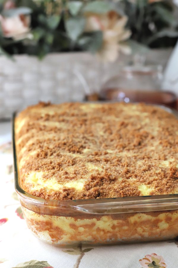 Crumb topping for noodle pudding kugel