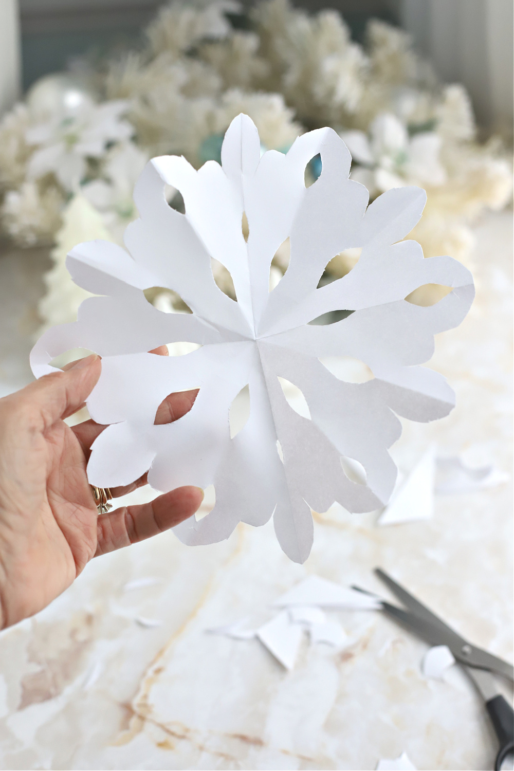 beautiful paper snowflakes