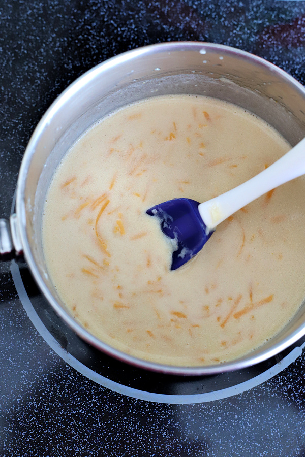 recipe for making Welsh Rarebit sauce